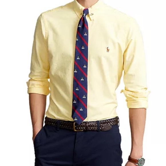 NWOT Ralph Lauren Yellow Classic Fit Polo- Authentic - Picture 2 of 6